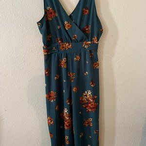 Sleeveless Surplice Neck Jumpsuit